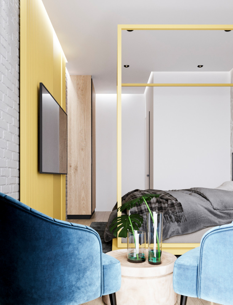 ПРОЕКТ 2-КОМНАТНОЙ КВАРТИРЫ В СТИЛЕ LOFT