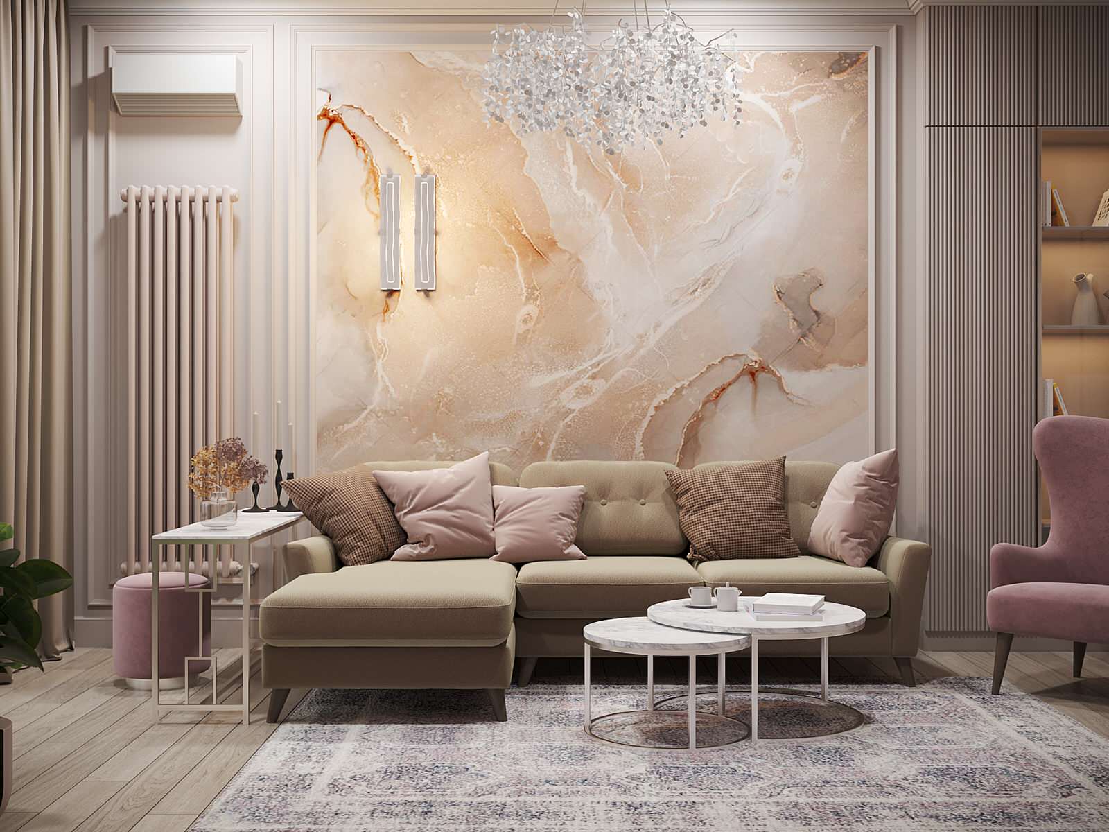 Розовый фламинго