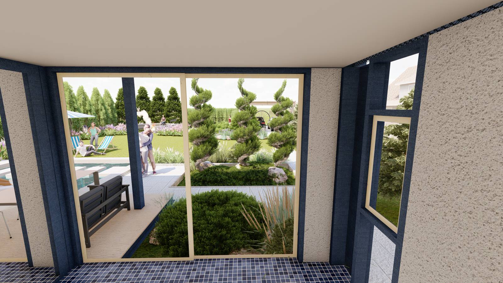 Участок Новая Рига 2 вариант.Хвойные