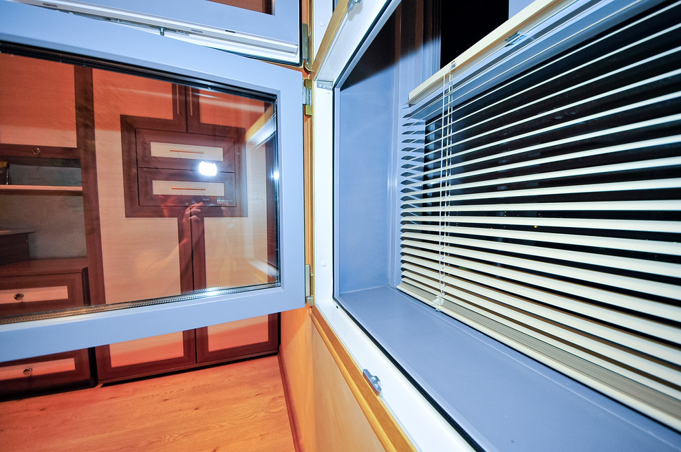 Скай Форт. Необычный интерьер квартиры площадью около 100 м2