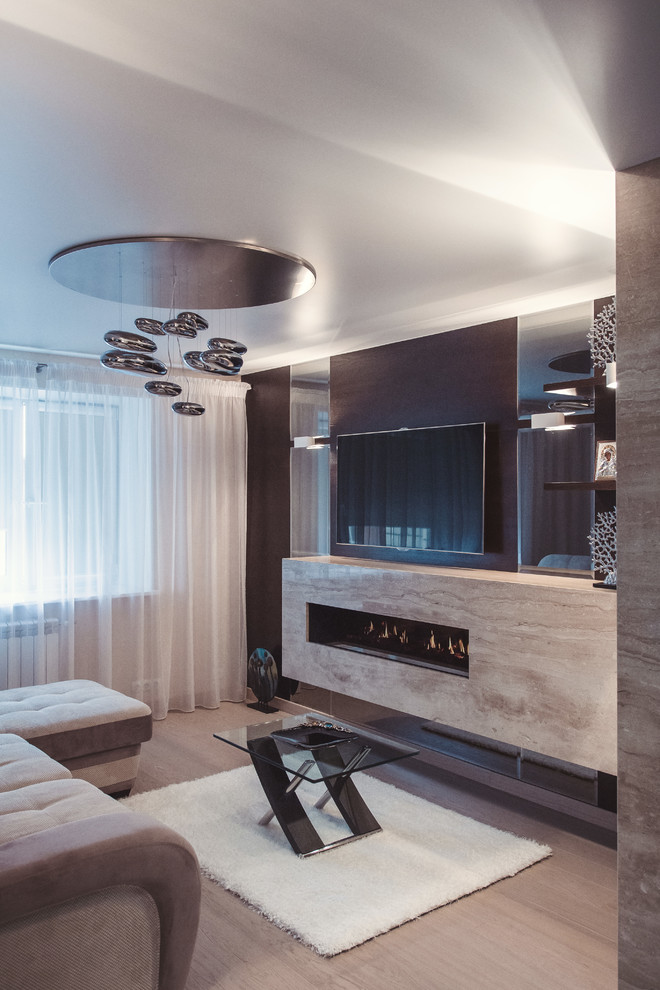 Кухня-гостиная в современном стиле