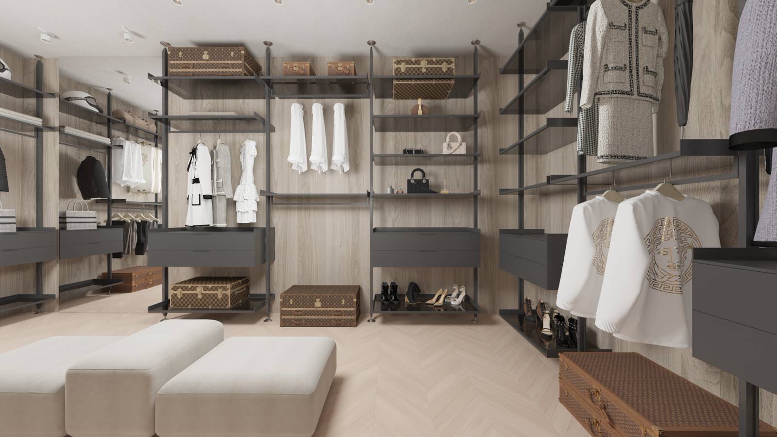 Дизайн проект интерьеров частных апартаментов