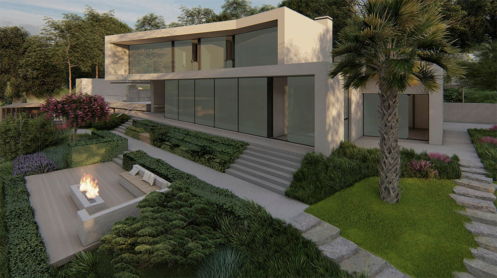 Концепция благоустройства и озеленения частной территории в Сочи