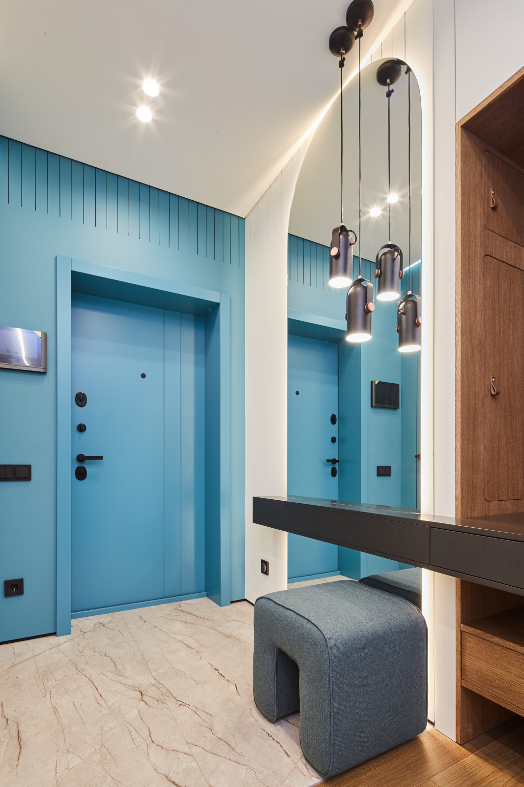 Современный дизайн трехкомнатной квартиры 112 кв. м.