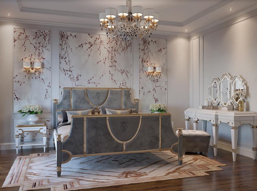 Обложка проекта: Проект спальни с отдельной гардеробной.