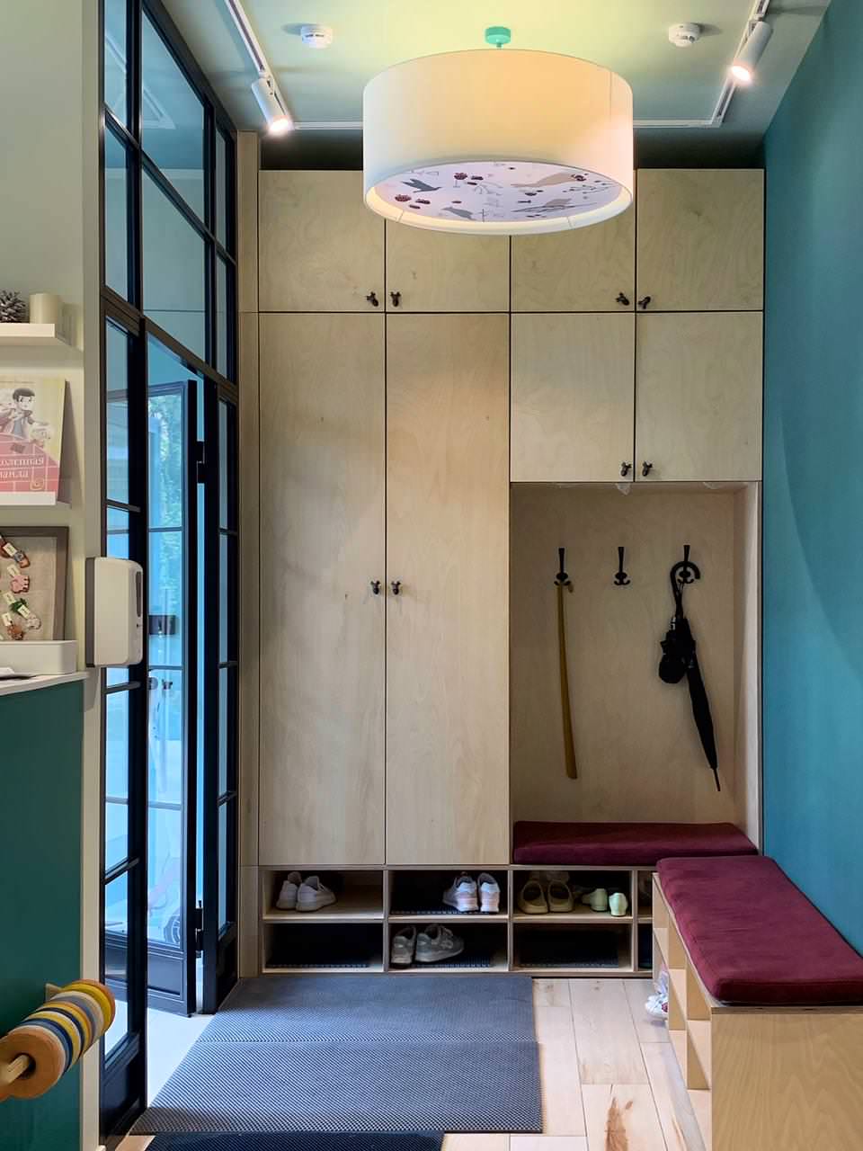 Абажуры из ткани на пластике