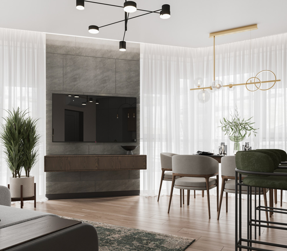 "Вечное лето", квартира в ЖК "Смарт квартал на Октябрьской", 93 м2