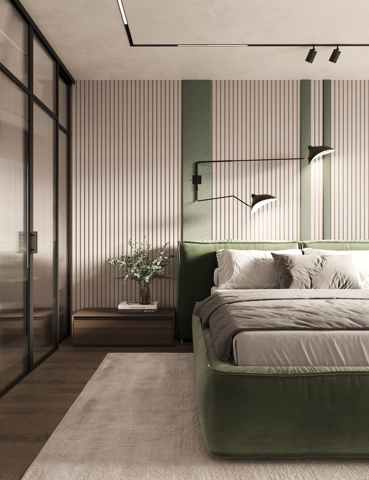 Проект интерьера спальни