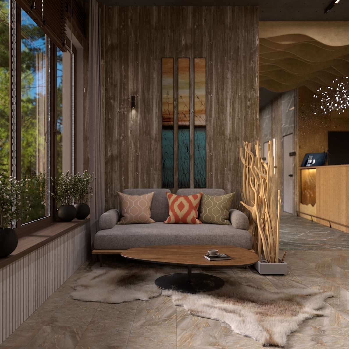 Лесная ривьера, Дюны