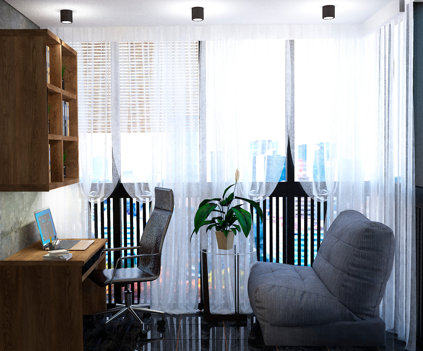 Малогабаритная квартира в стиле лофт