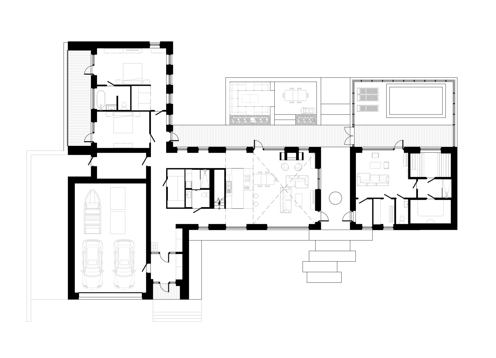 Обложка проекта: RESIDENTIAL HOUSE WITH GARAGE AND SPA
