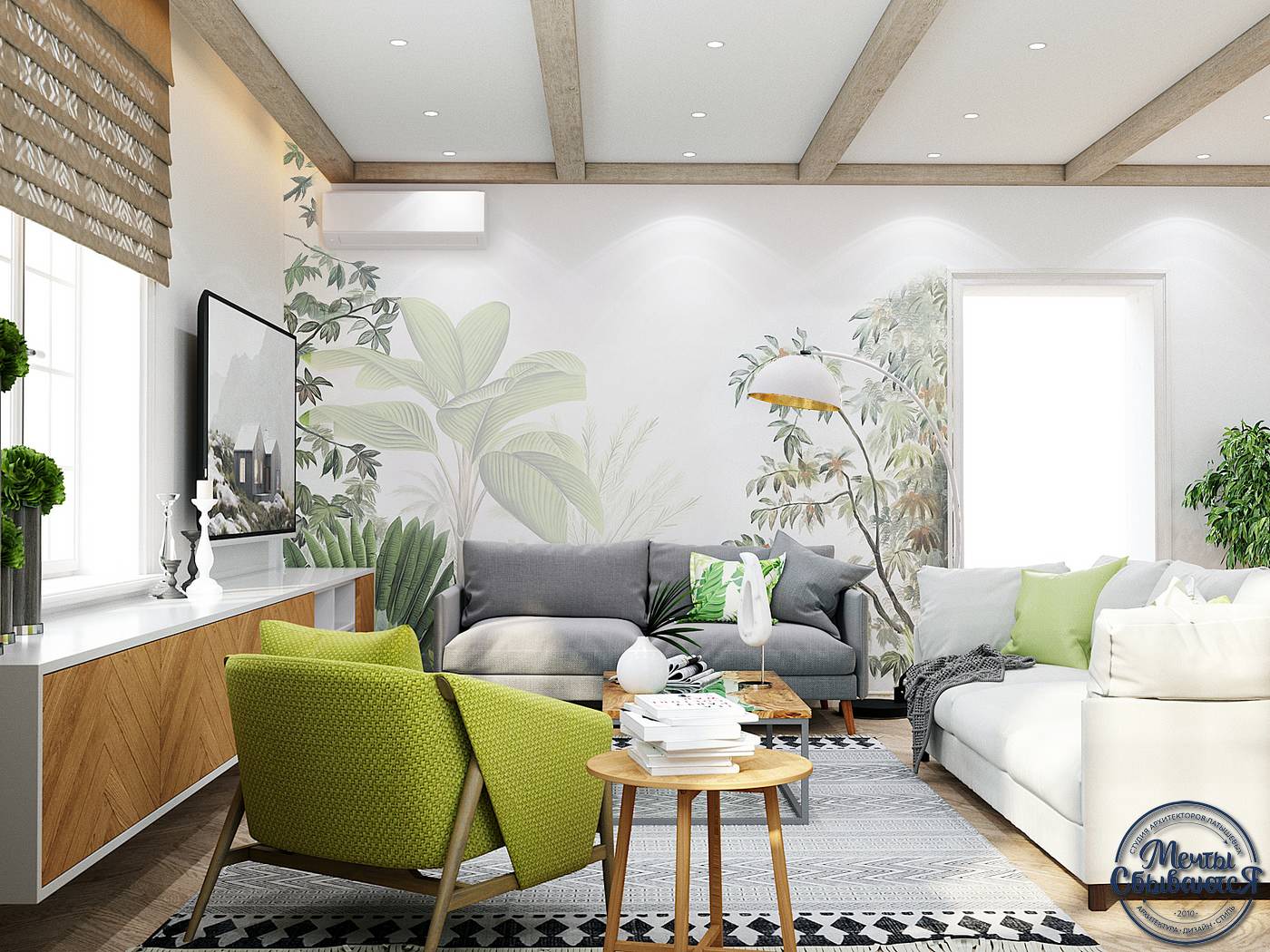 Светлый загородный дом в Челябинске