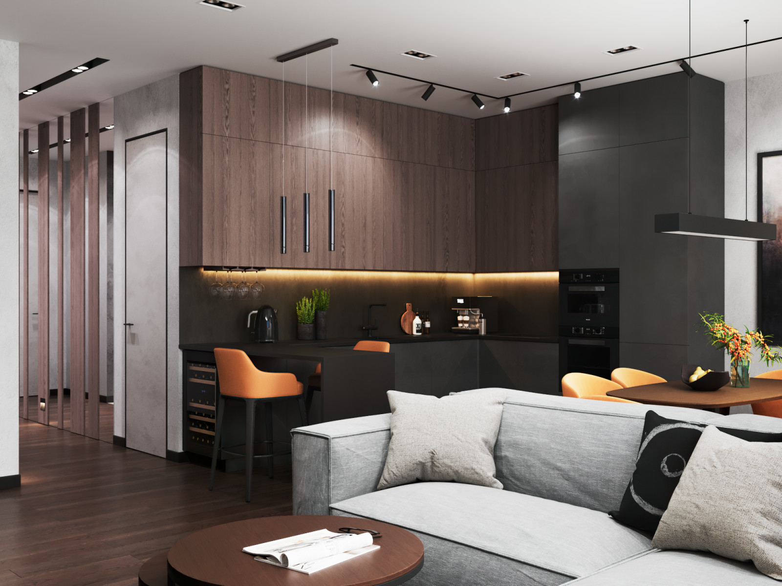 Кухня-гостиная