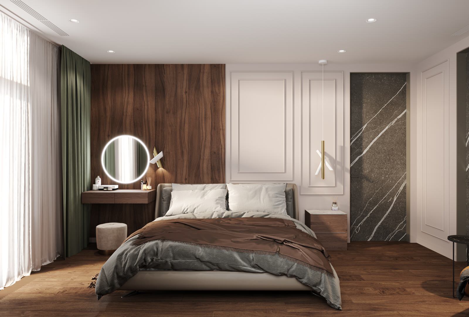 Квартира 102 кв. м. в современном стиле ЖК Life- Ботанический сад.