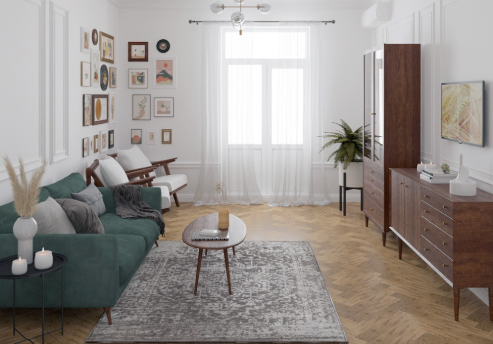 Интерьер в стиле mid-century modern