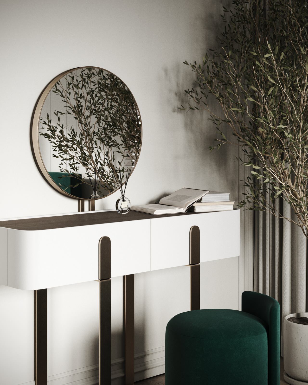 Дизайн-проект частного дома, расположенного в уютном спальном районе