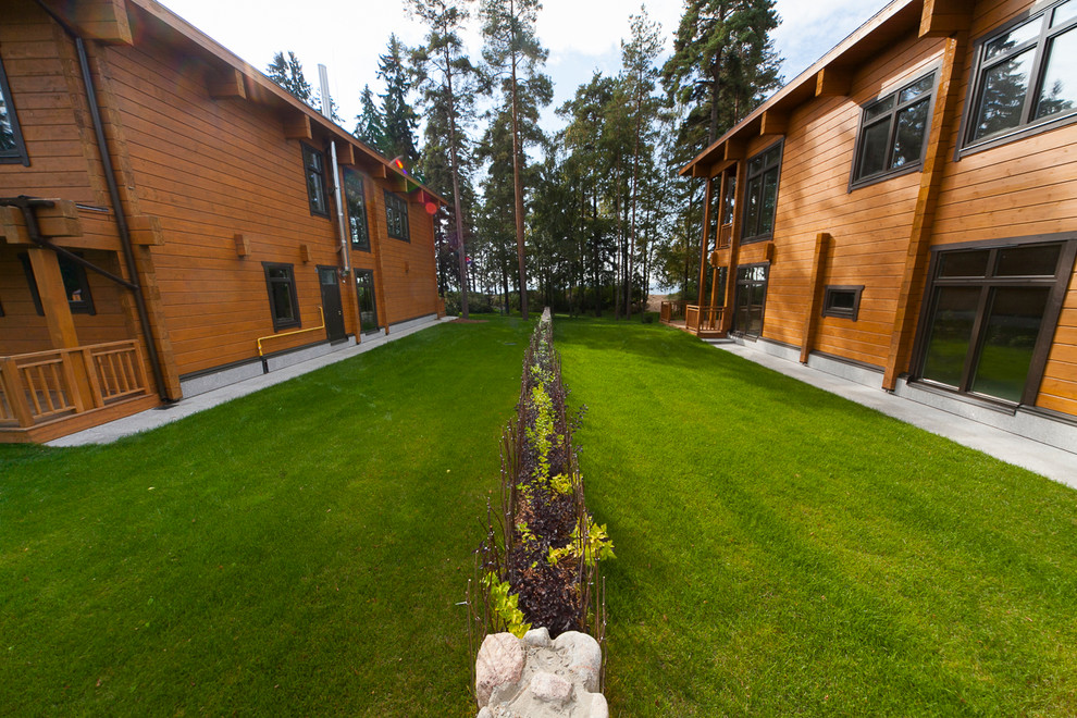 Реализация ландшафтного проекта благоустройства поселка