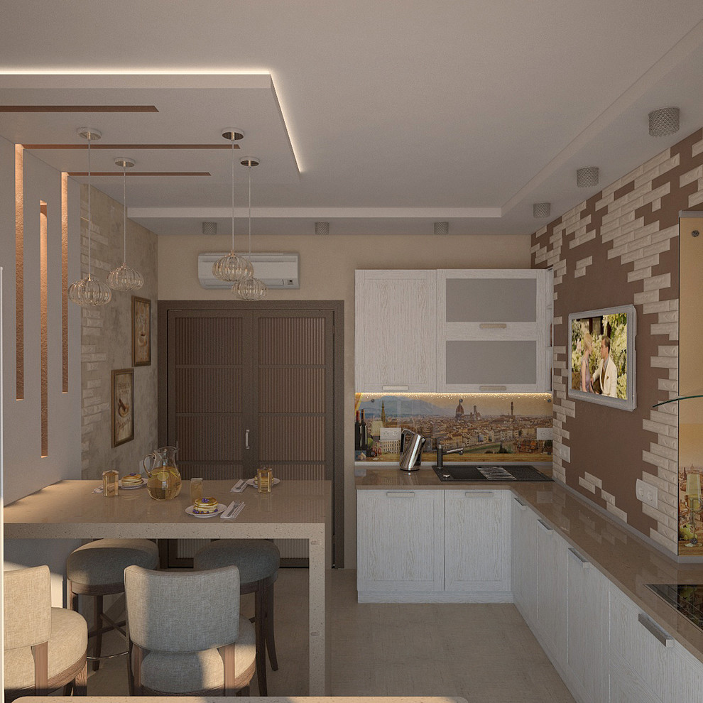 Визуализация реализованного проекта 83 м2 " ЖК Левобережная дубрава"