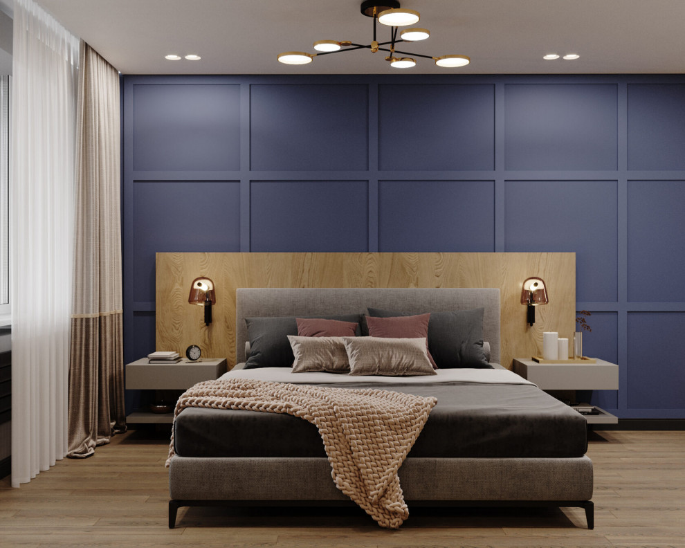 Стильное пространство для холостяка и его любимца