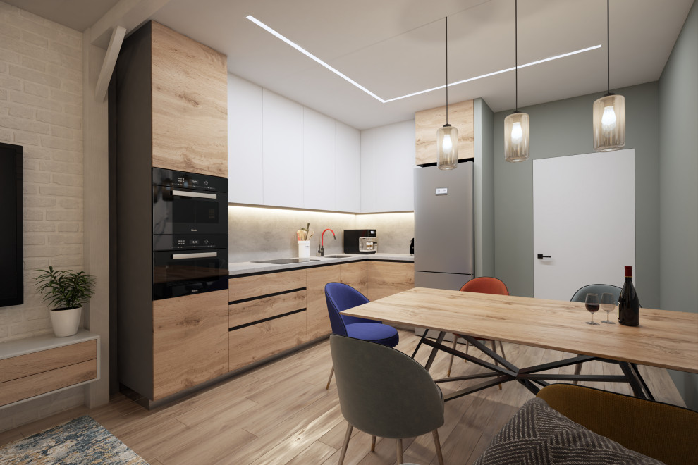 Квартира в стиле "лёгкий лофт". 70 кв.м.