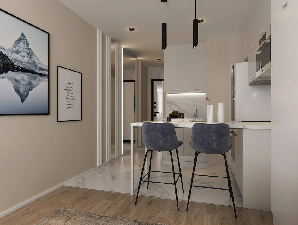 Дизайн-проект студии на Воронцовском бульваре, 19