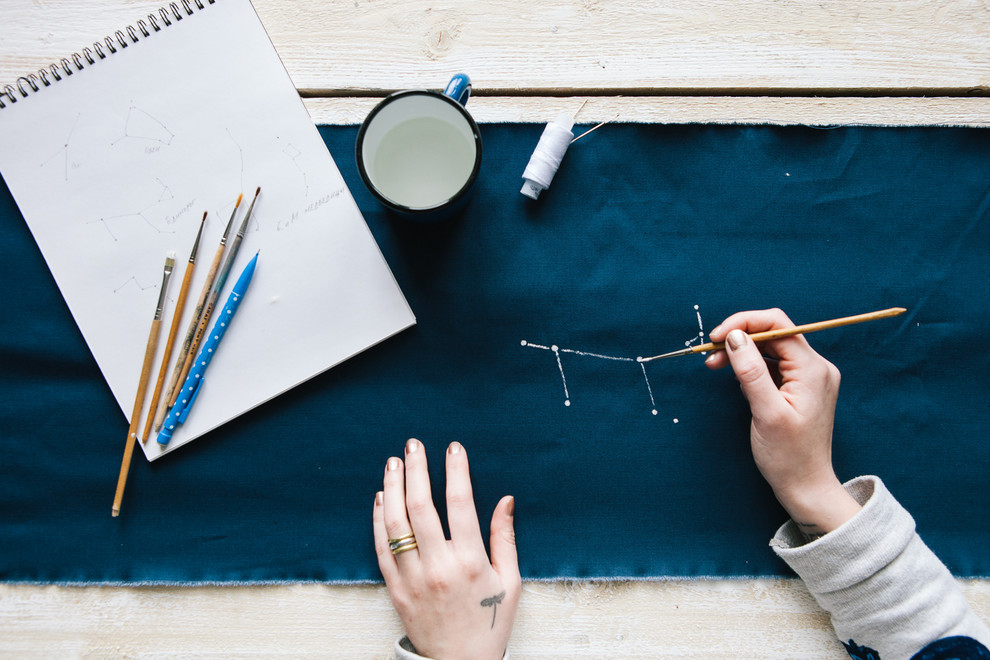 DIY: Звездная дорожка для сервировки стола