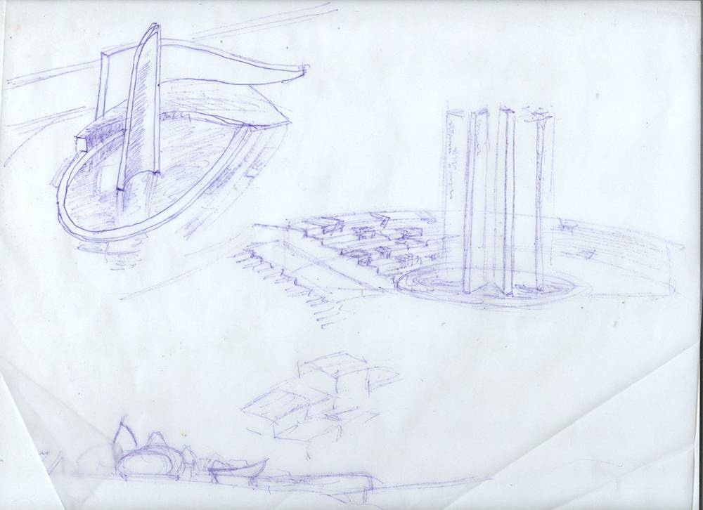 Размышление с карандашом - проекты общественных зданий