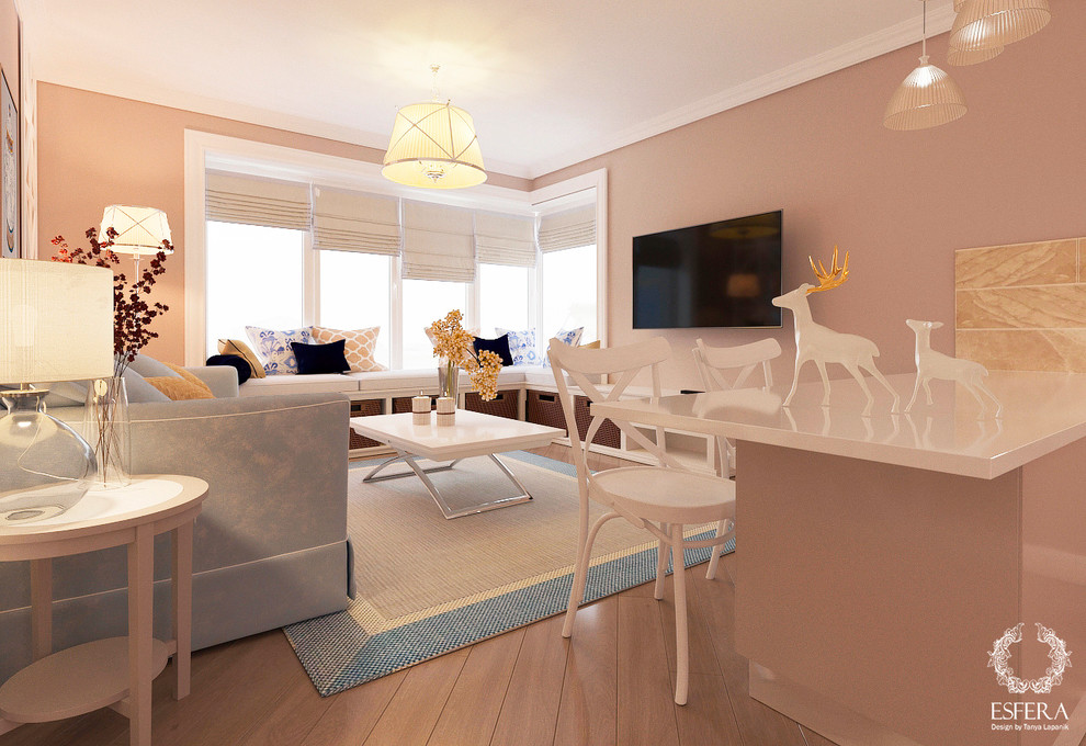 Дизайн проект однокомнатной квартиры.