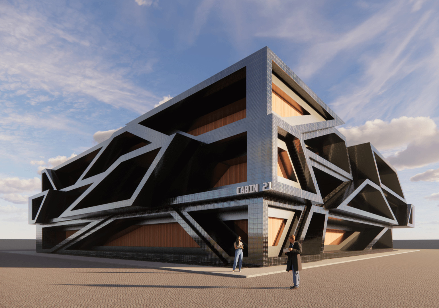 Обложка проекта: Проектирование торгового центра - архитектурное бюро CABIN21