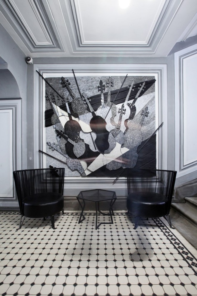 Мозаичное барельефное панно «Скрипка»