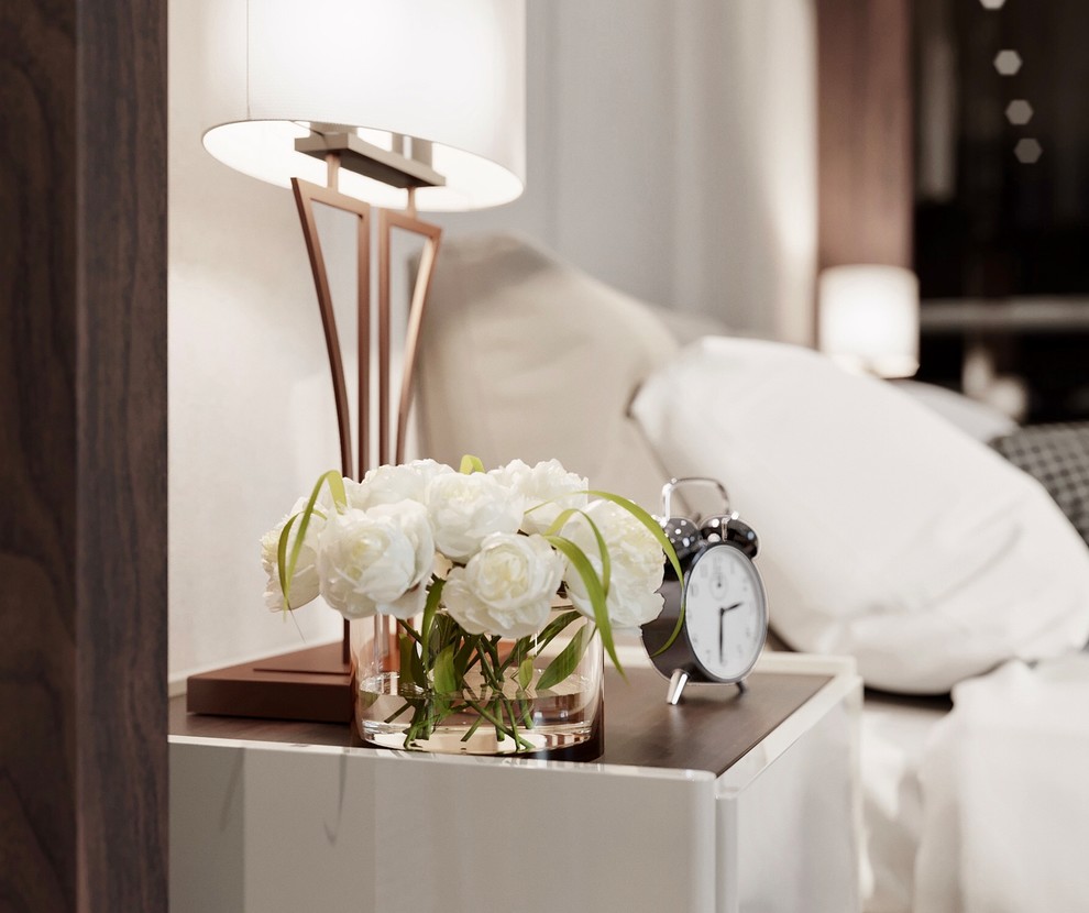 Интерьер двухуровневой квартиры в Калининграде.