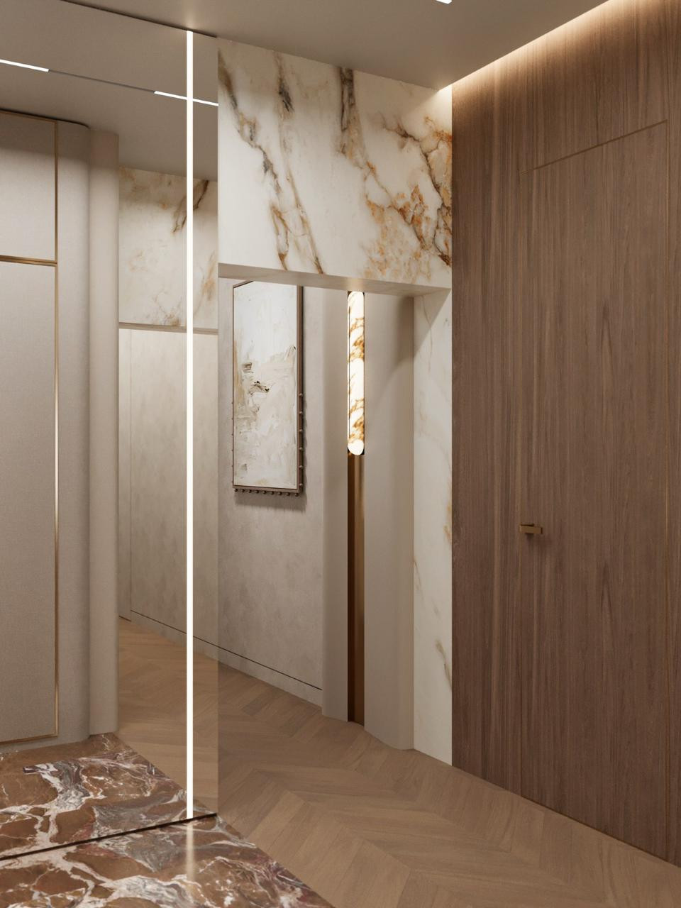 Скандинавская нежность для семьи с младенцем