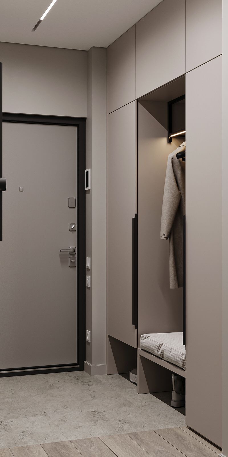 Интерьер квартиры в ЖК "Гармония"