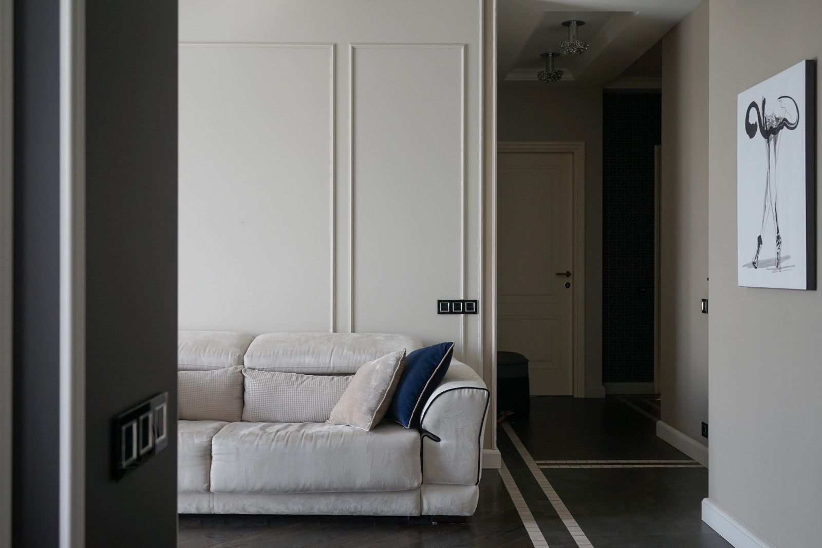 Дизайн интерьера трёхкомнатной квартиры