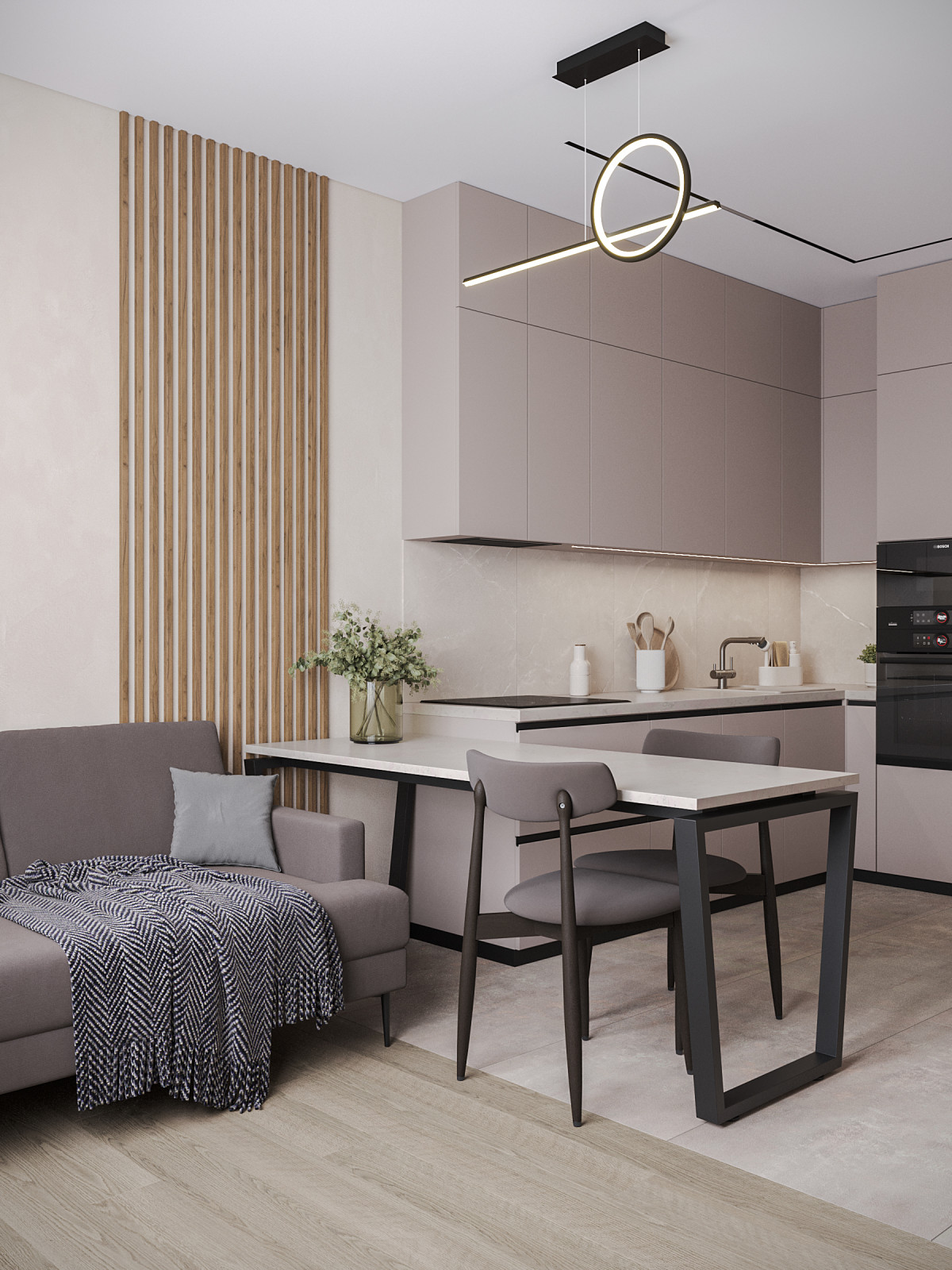 Кухня-гостиная