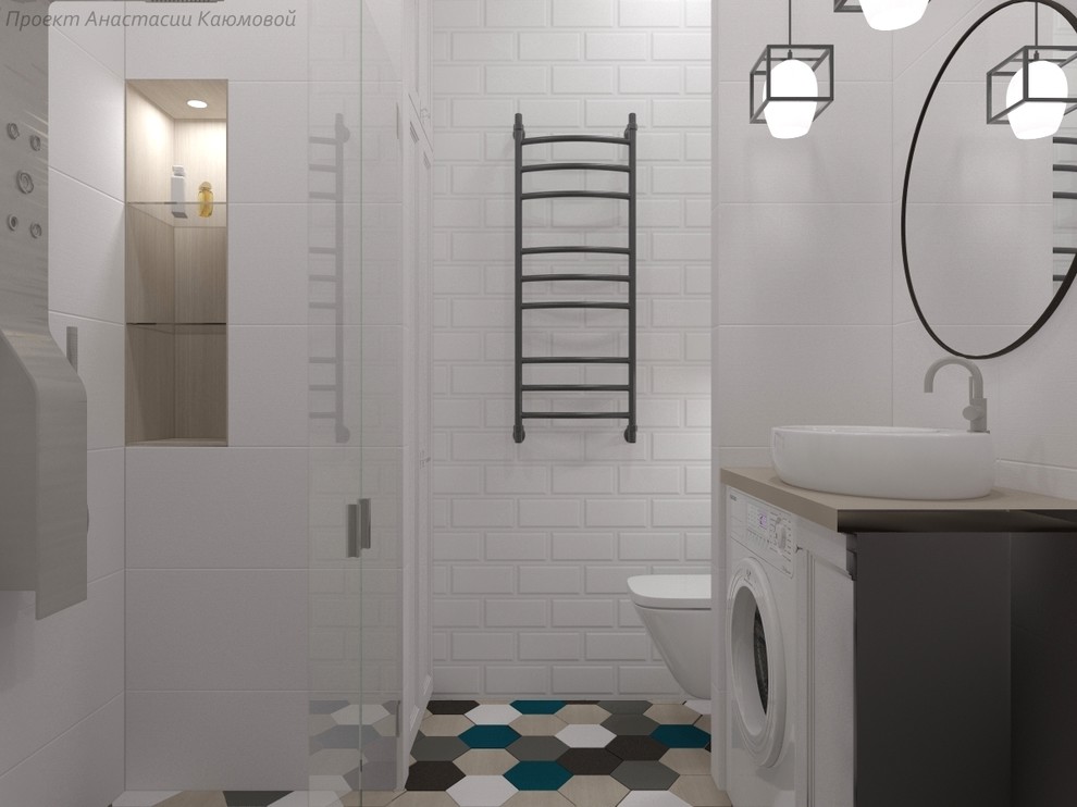 Черный полотенце сушитель