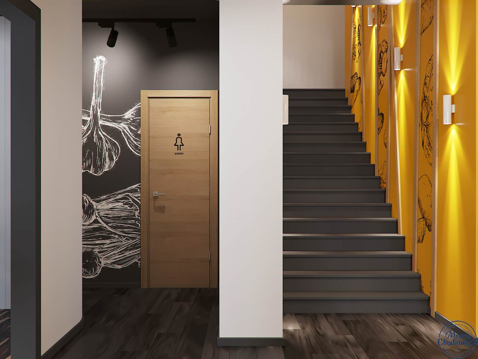 Дизайн-проект интерьера ресторана