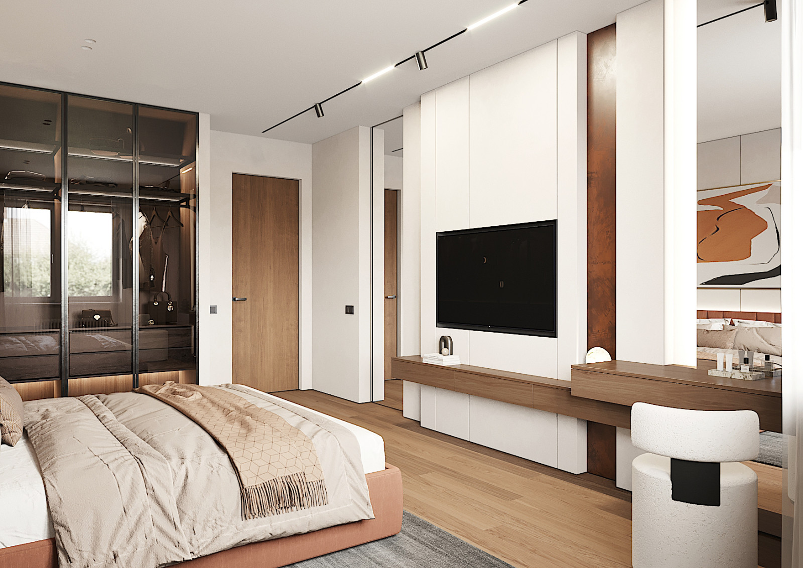 Дом с мансардой в современном стиле