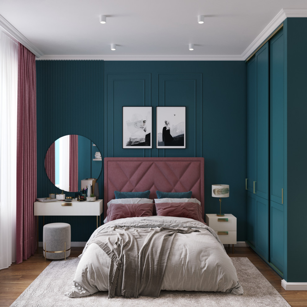 Квартира для семьи из трех человек и большой собаки.