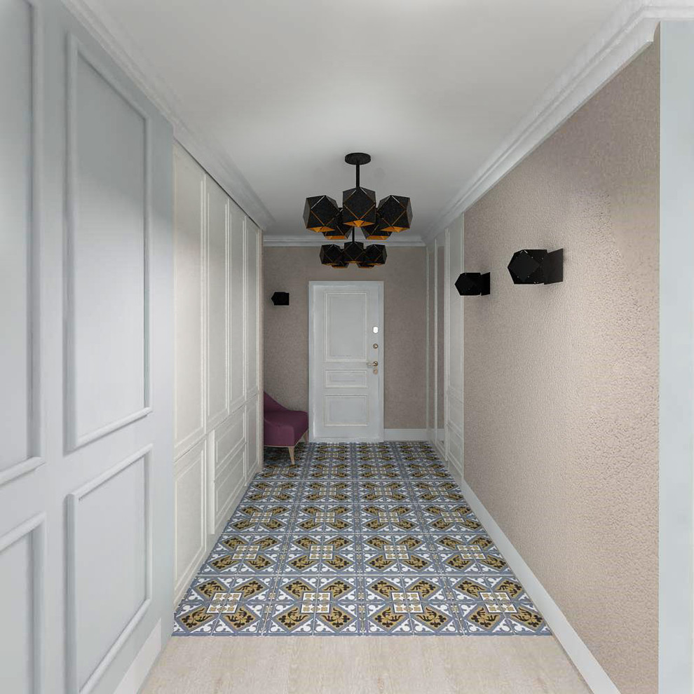 Проект 4-х комнатной квартиры в  ЖК "Московский квартал"