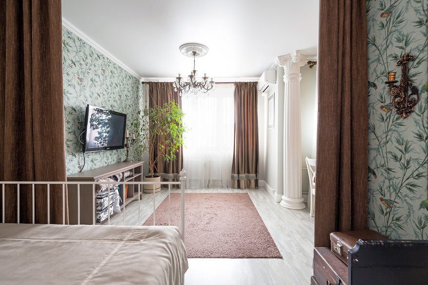 Одинцово ЖК "Гусарская баллада".Квартира в стиле Эклектика для молодой пары