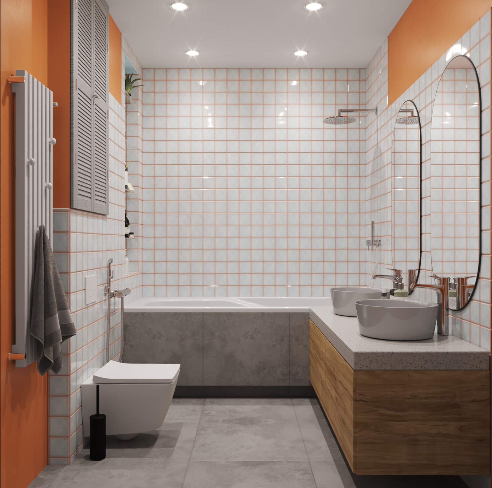 Визуализация квартиры 135 кв ЖК Даудель г.Тюмень