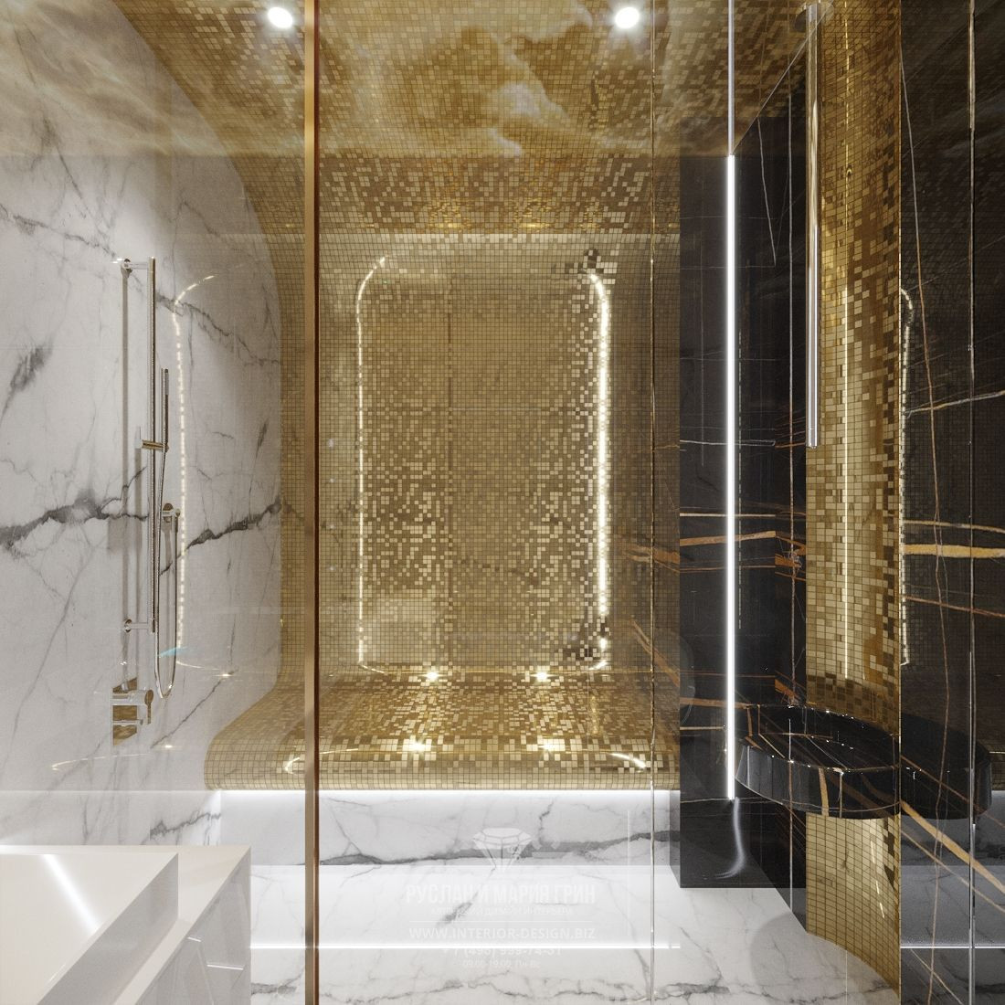 Дизайн элитной двухуровневой квартиры