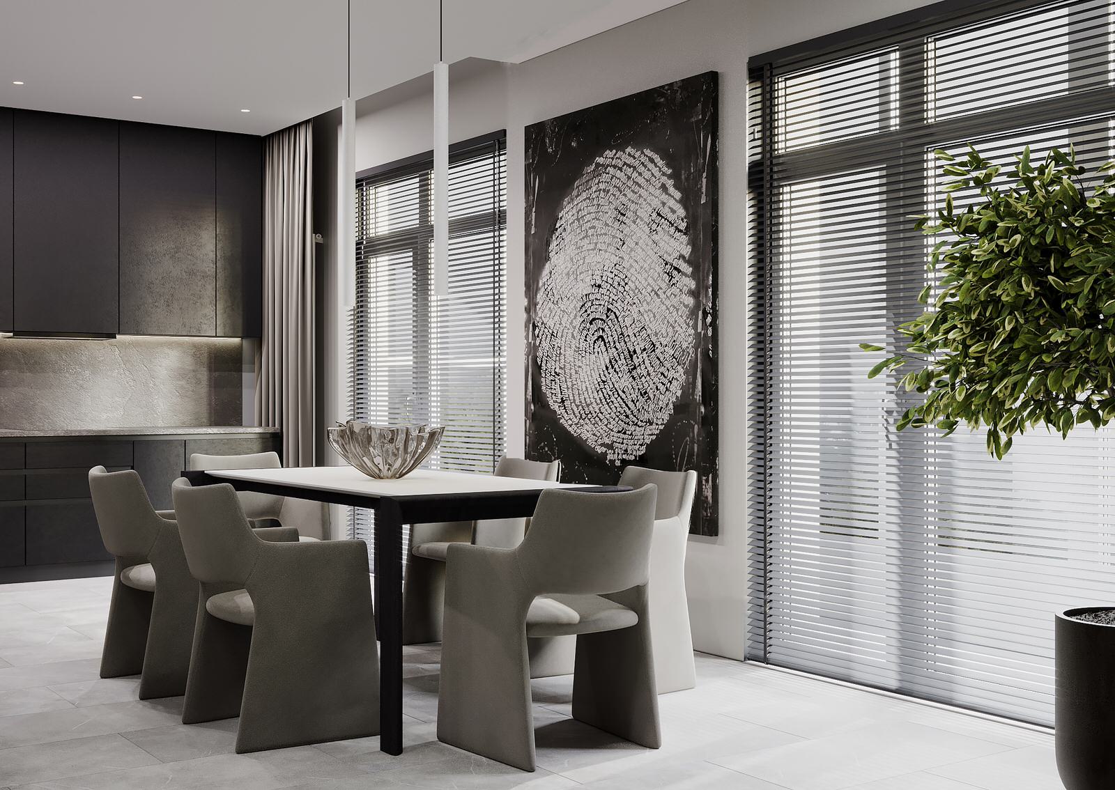 Гостиная-кухня в квартире для молодой девушки в ЖК "Лесопарковый"