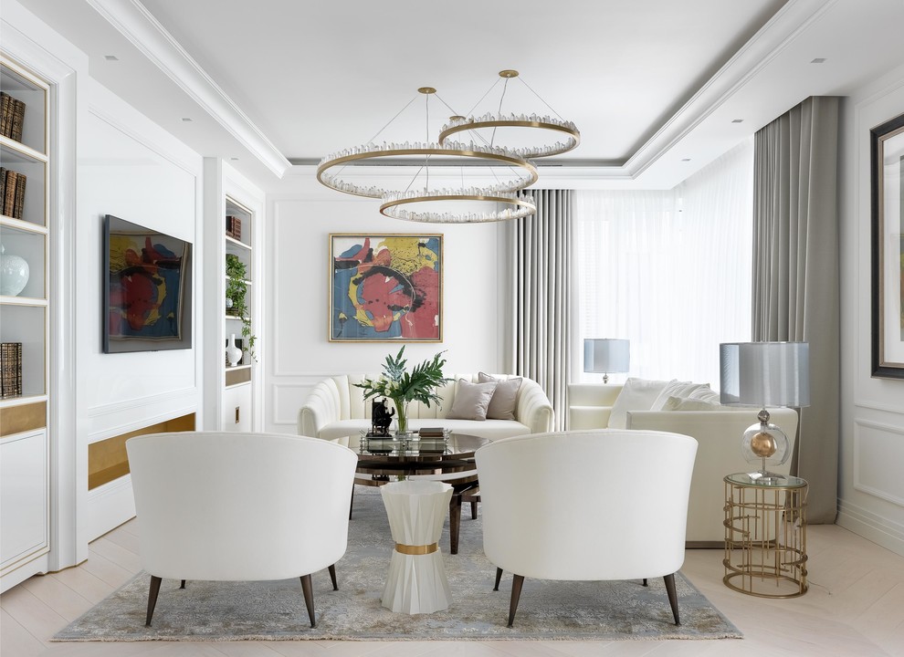 Elegance white apartment