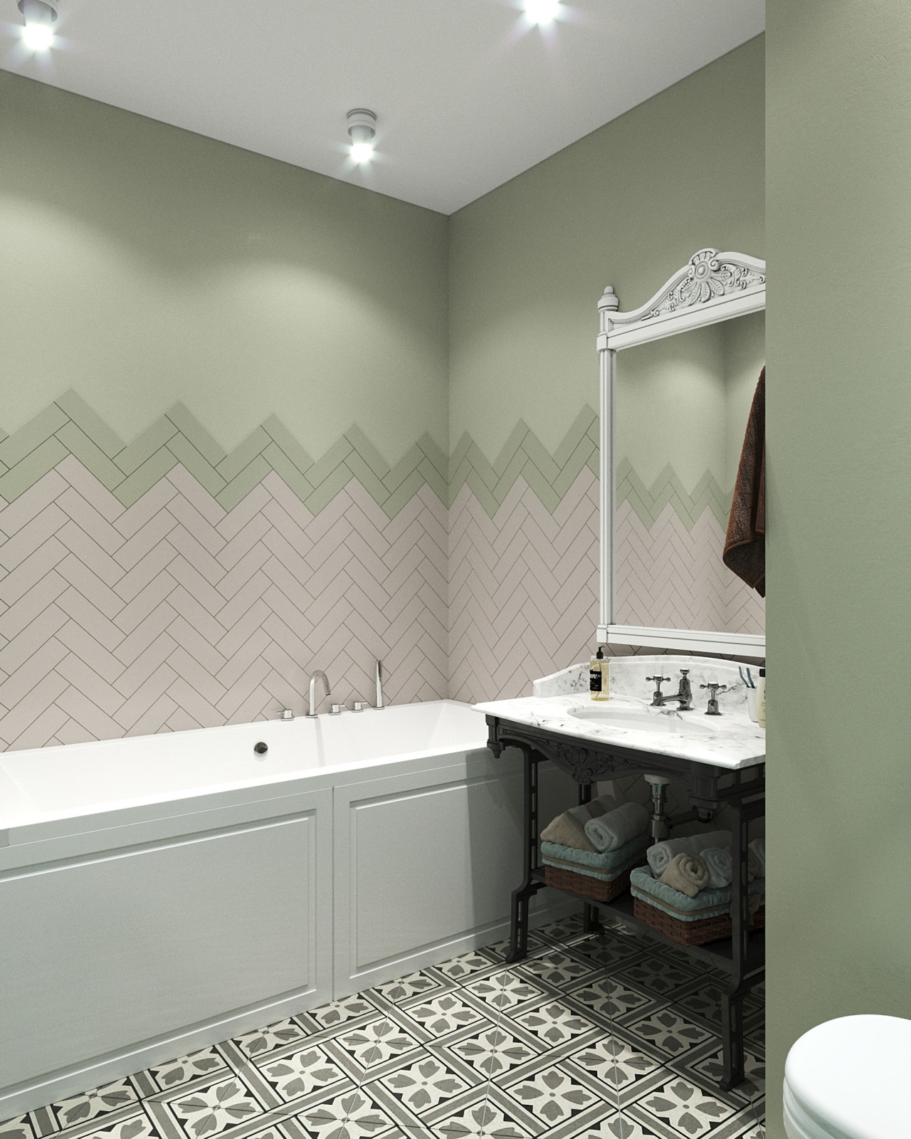 Интерьер квартиры в стиле кантри