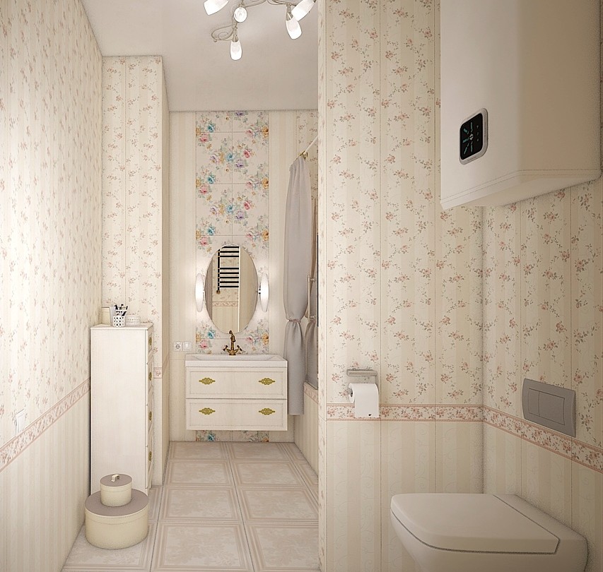 Обложка проекта: Ванная комната "Прованс"