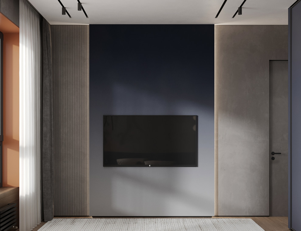 Брутальный интерьер квартиры 85 кв.м. в Москве. Проект