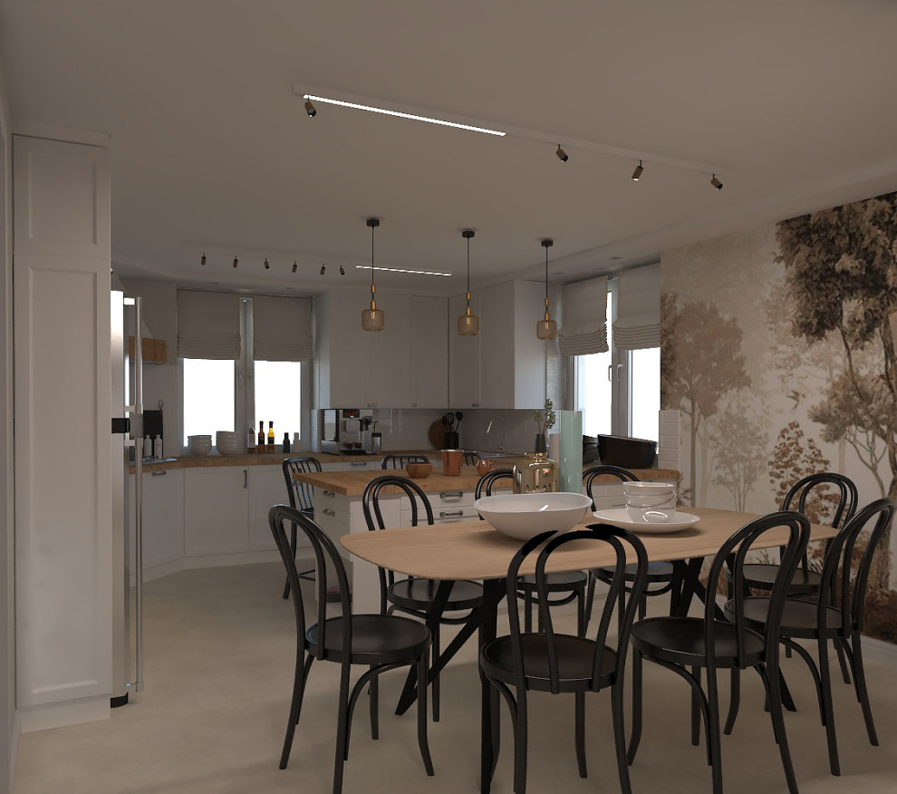 сложная геометрия комнаты