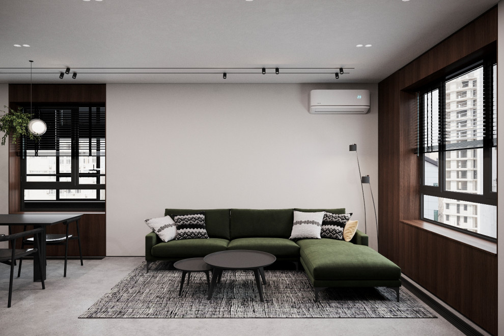 Квартира для семьи, которая любит природу и хоккей